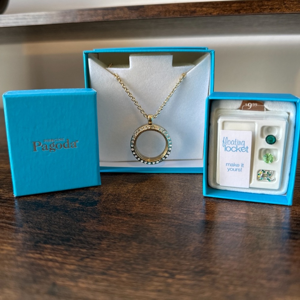 Piercing Pagoda Floating Locket Necklace
